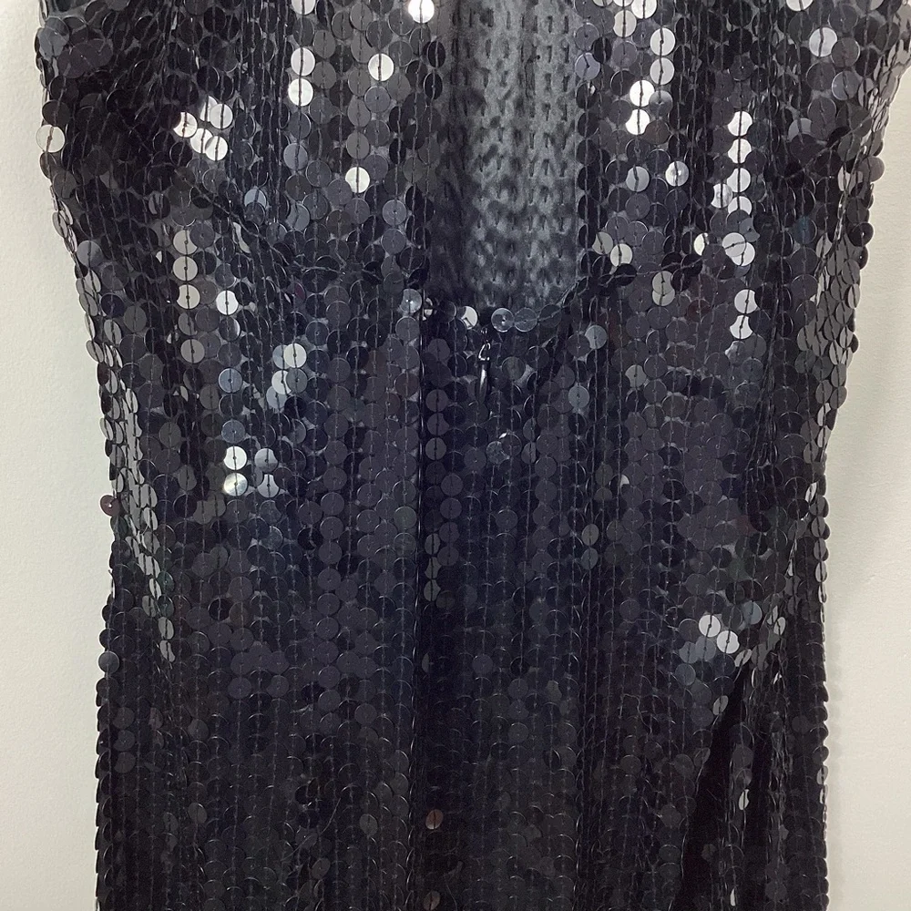 Niteline By Della Roufogali High Neck Sequin Dress